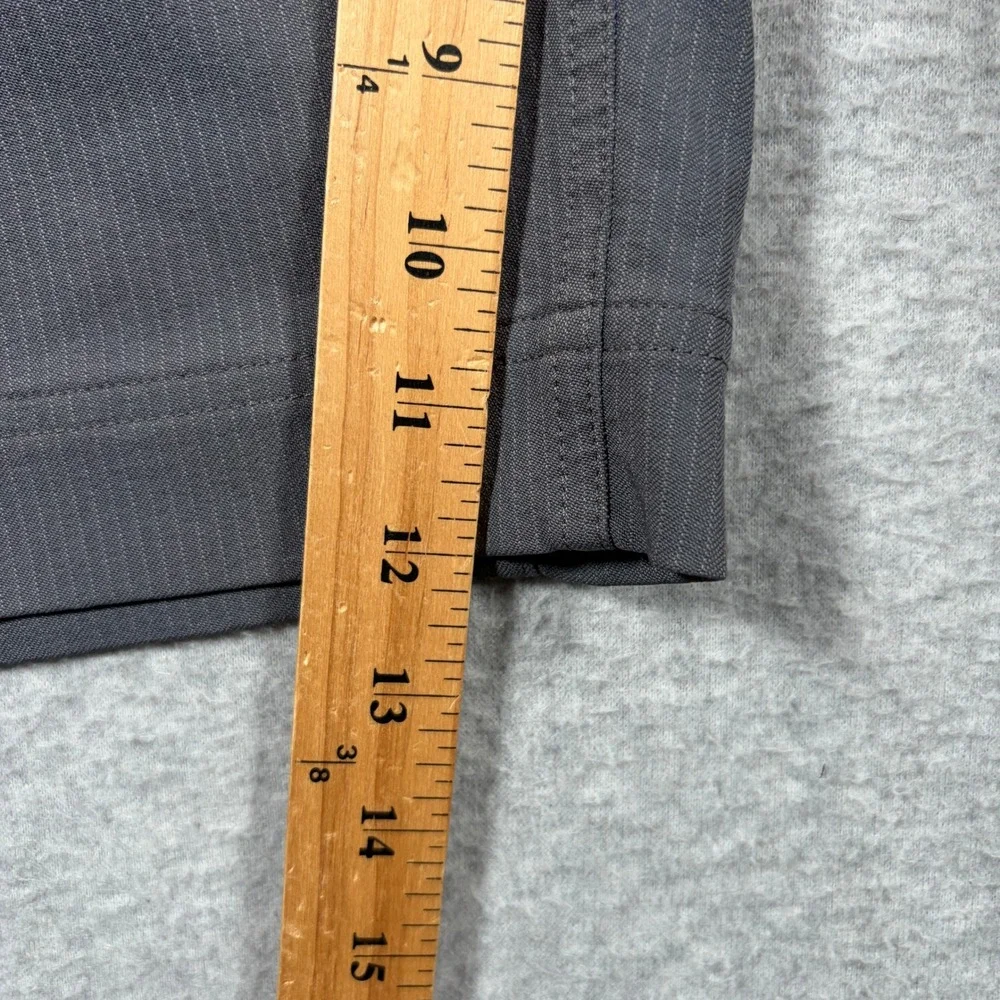 Lululemon Cadence Commute Shorts Men 38 Gray Pinstripe Cargo Athletic 12